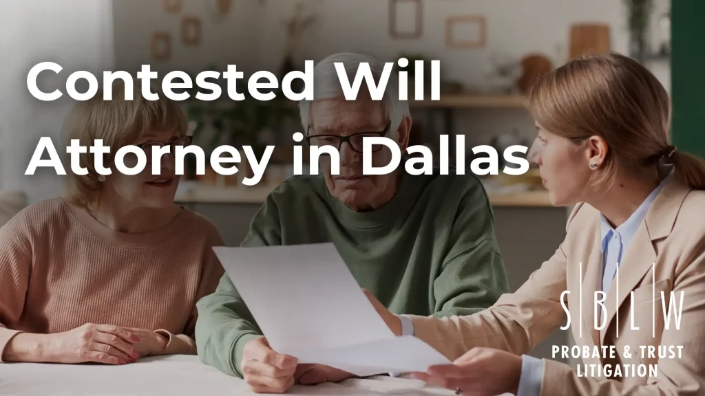 Contested Will Attorney in Dallas Image